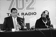 positive: Danny Jordaan addresses the nation on Talk Radio 702 yesterday. Pic. ELVIS NTOMBELA. 22/06/2010. © Sowetan.