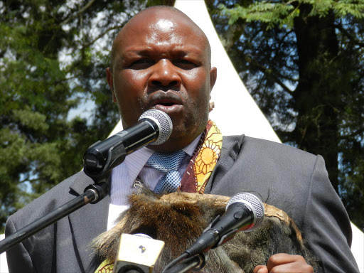 Kericho County Governor Paul Chepkwony.Photo/Peter Mutai.