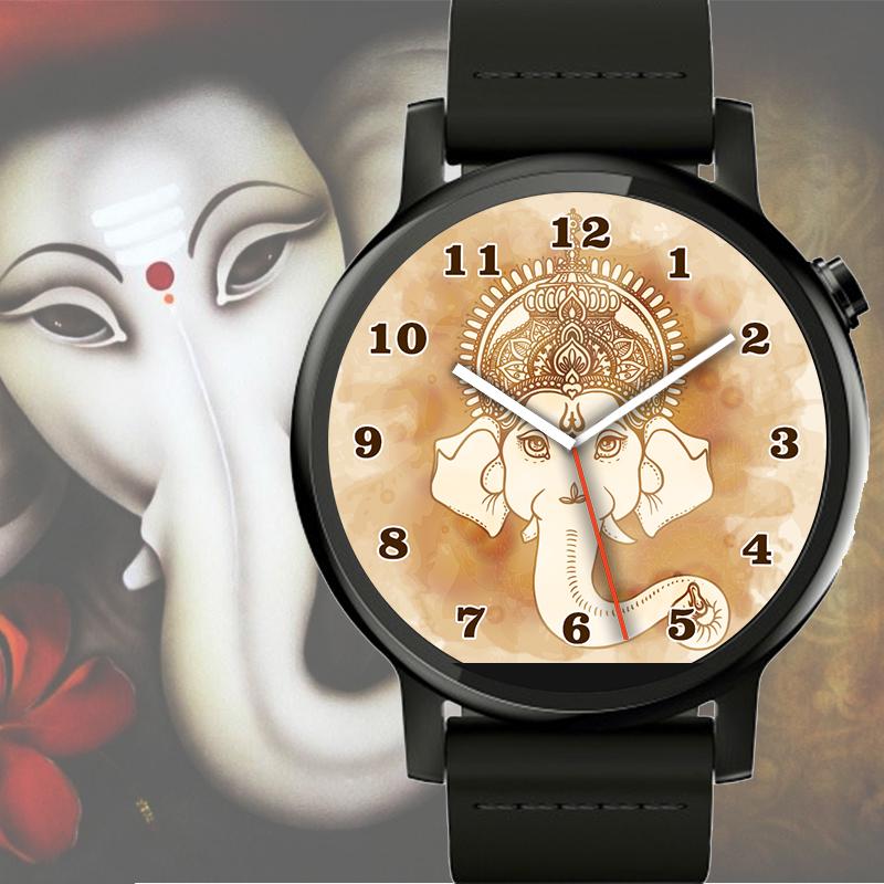 Android application Lord Ganesha Watch Face screenshort