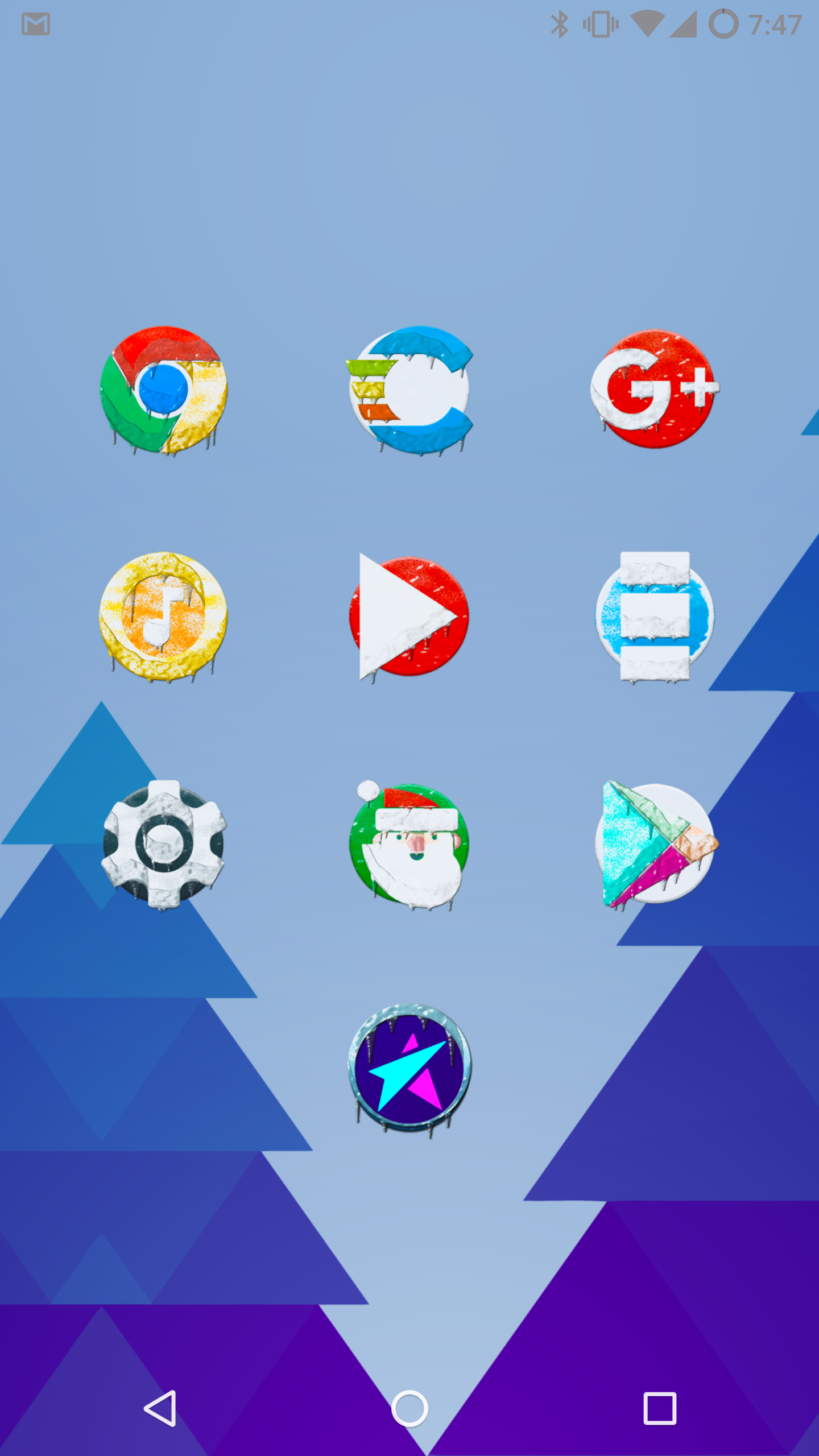 Android application FROZEN - Icon Pack screenshort