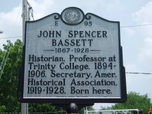 Historian. Professor at Trinity College, 1894-1906. Secretary, Amer. Historical Association, 1919-1928. Born here.Plaque via North Carolina Highway Historical Marker Program, and is used with...