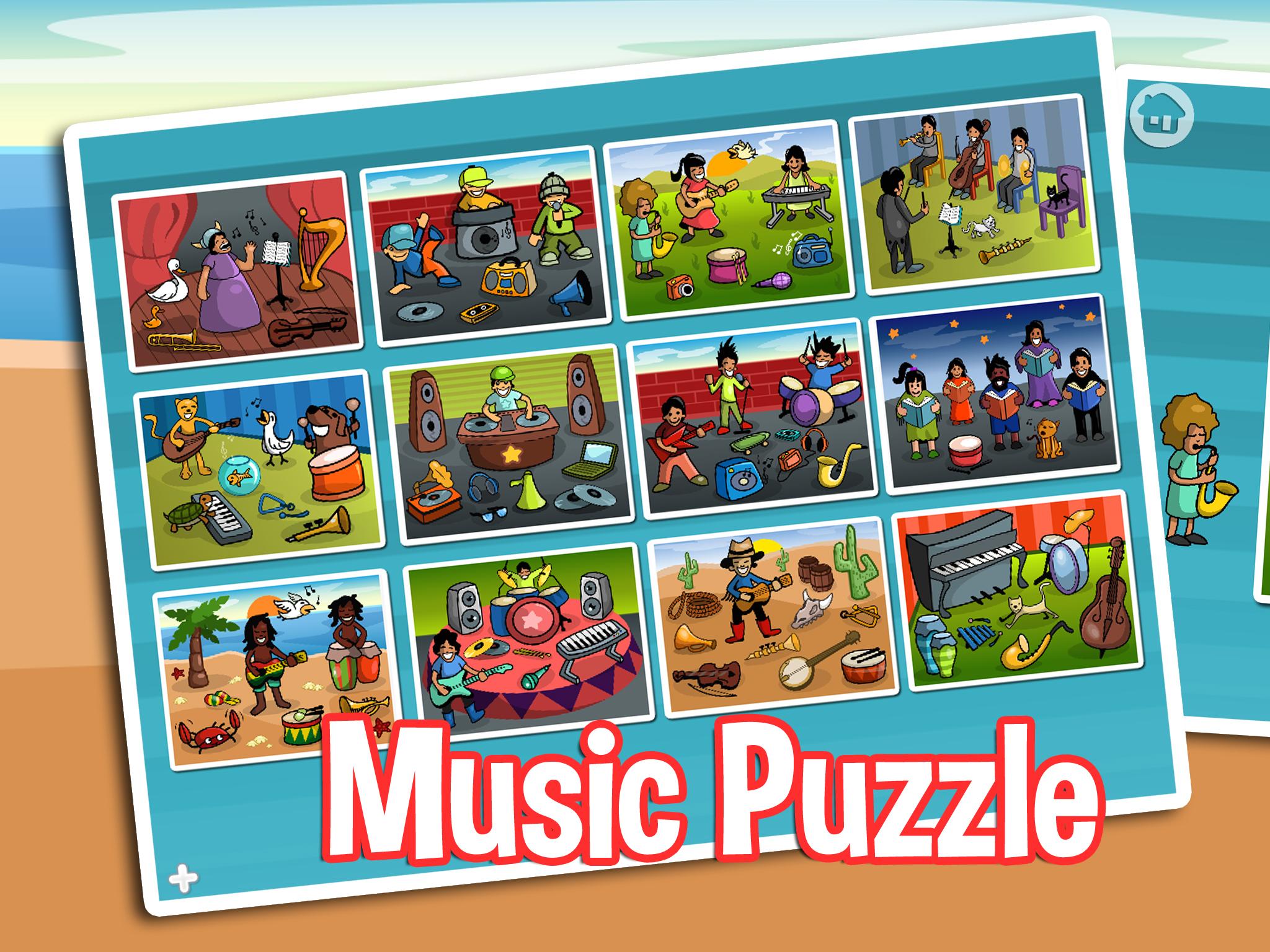 Android application Music Puzzle - Fun for Kids screenshort