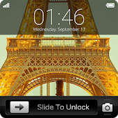 Paris Slide to Unlock