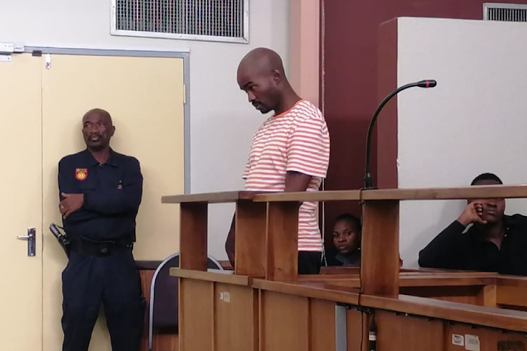Chris Mthethwa at the Cullinan magistrate's court on Thursday.