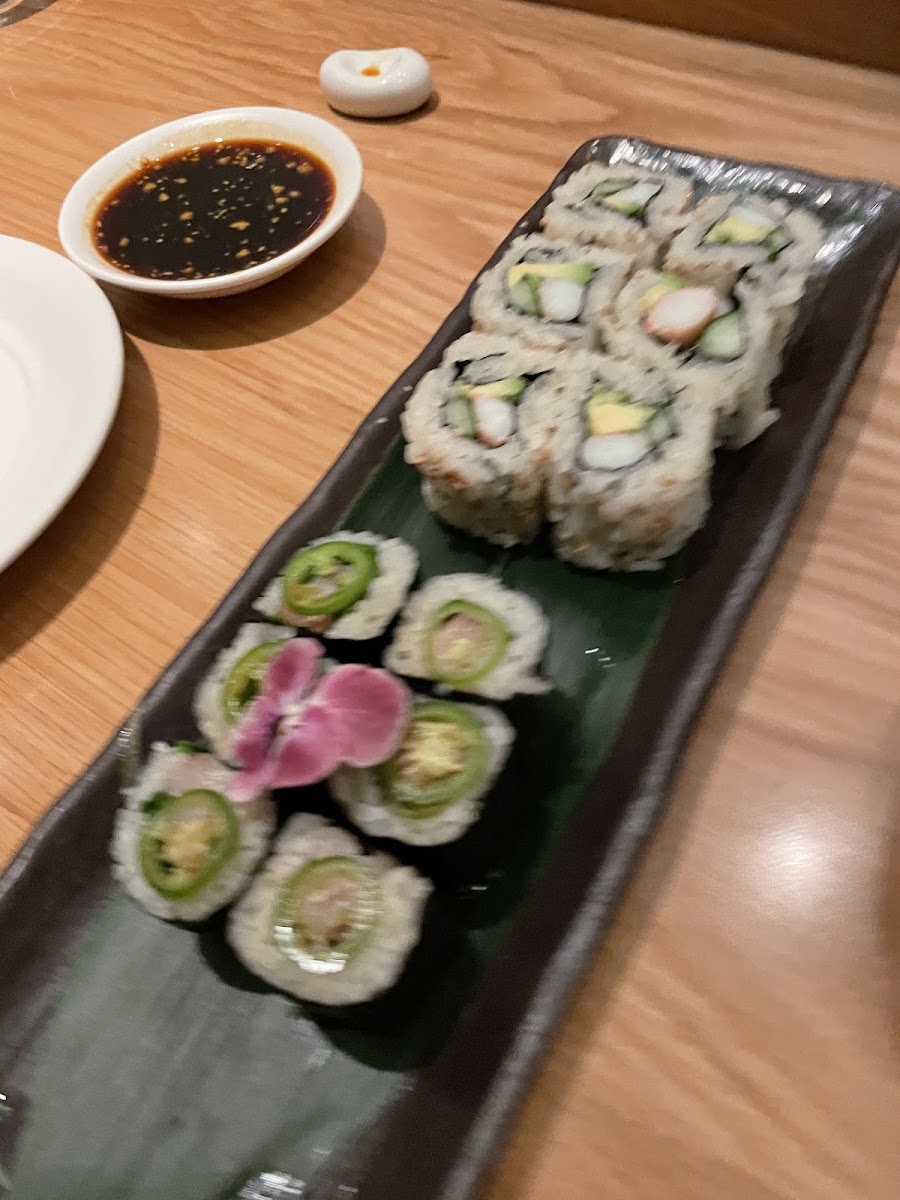 Gluten-Free Sushi at Nobu