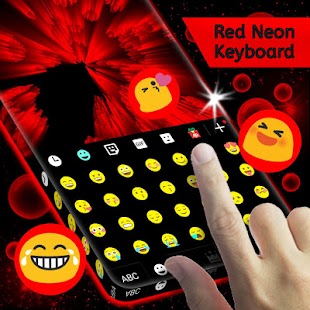 How to install Red Neon Keyboard 4.172.105.82 mod apk for pc