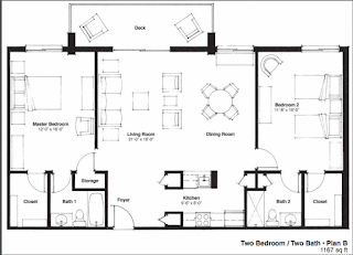 Two Bedroom Floor Plan B