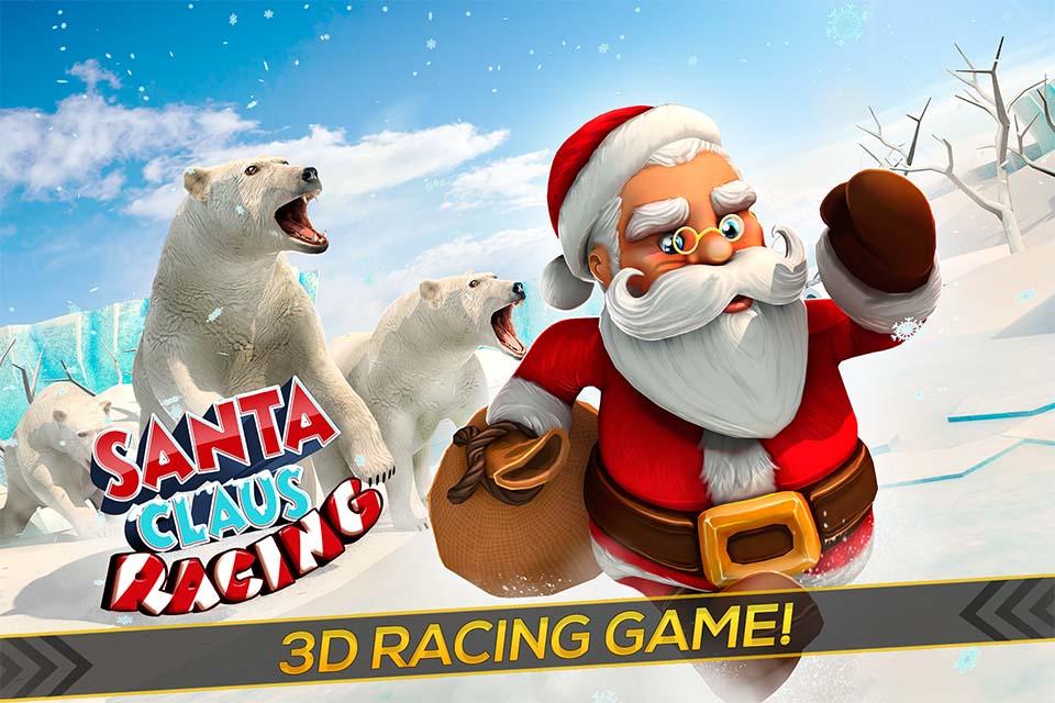 Android application Santa Claus Racing Game screenshort