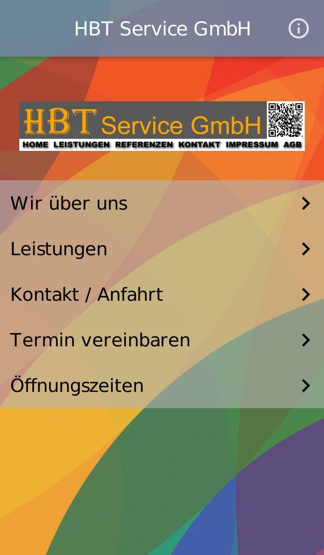 Android application HBT Service GmbH screenshort