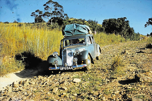 TRUSTY STEED: The Citroën Light 15 carried the family safely through a 68-day safari