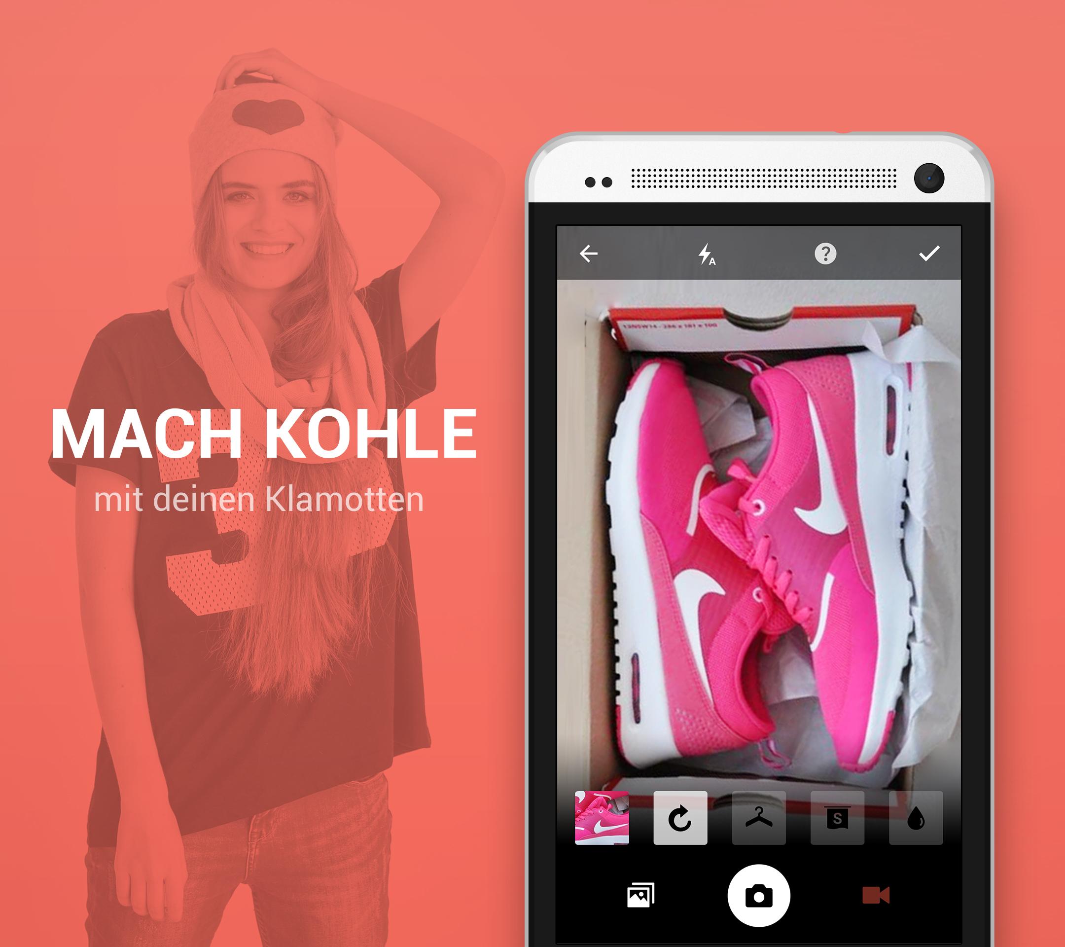 Android application Kleiderkreisel screenshort