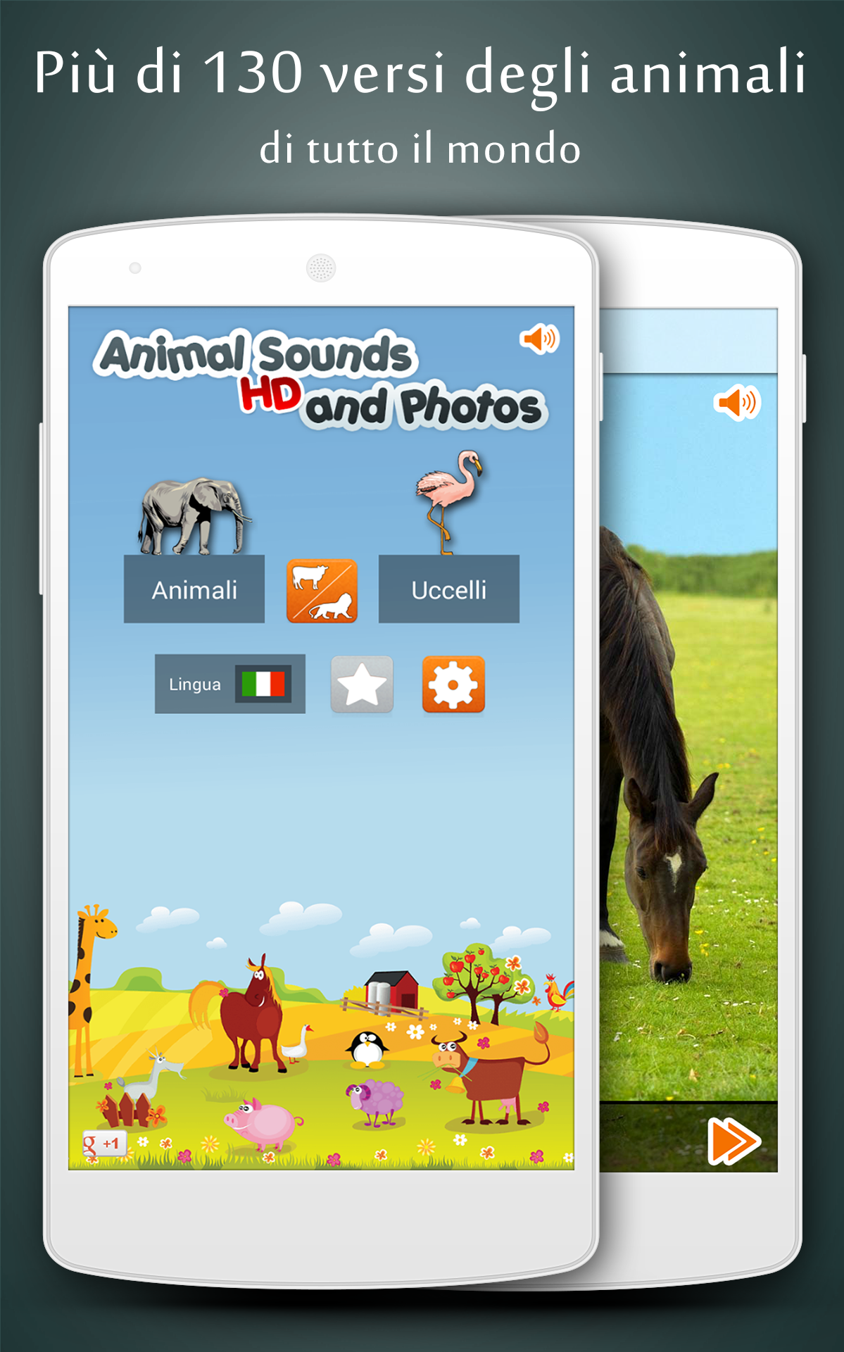 Android application Animal Sounds PRO screenshort