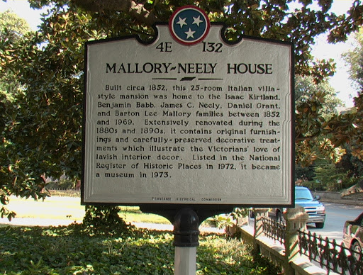 Built circa 1852, this 25-room Italian villa-style mansion was home to the Isaac Kirtland, Benjamin Babb, James C. Neely, Daniel Grant, and Barton Lee Mallory families between 1852 and 1969....