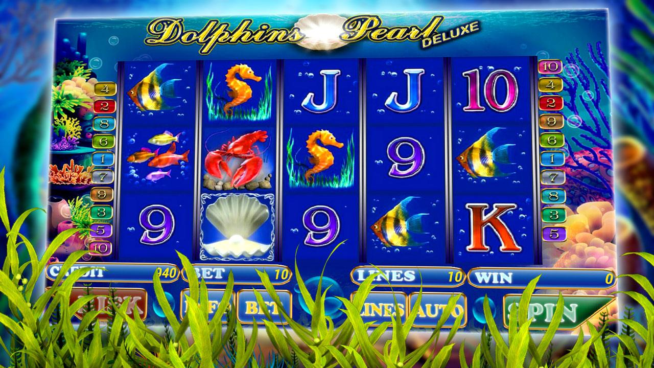 Android application Dolphins Pearl Deluxe slot screenshort