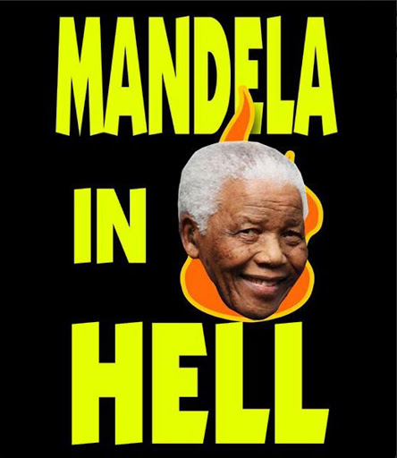 The Westboro Baptist Church's poster for Mandela.