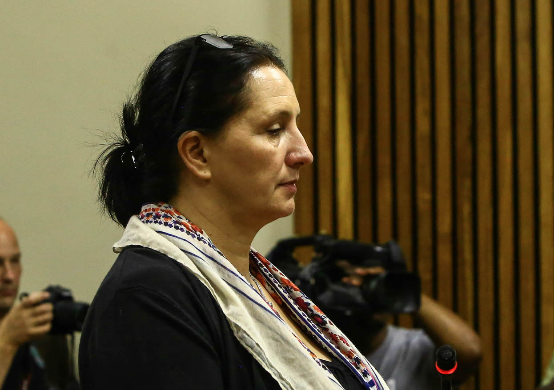 Convicted racist Vicki Momberg at her sentencing at the Randburg Magistrate court. File photo.