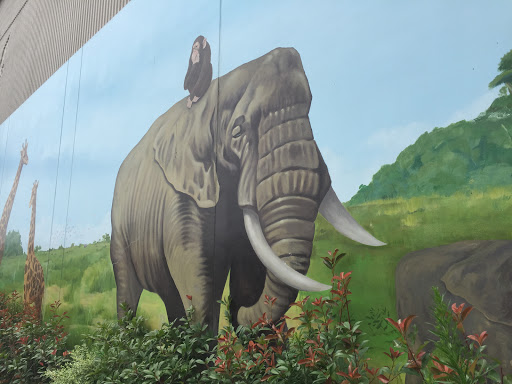 象の壁画