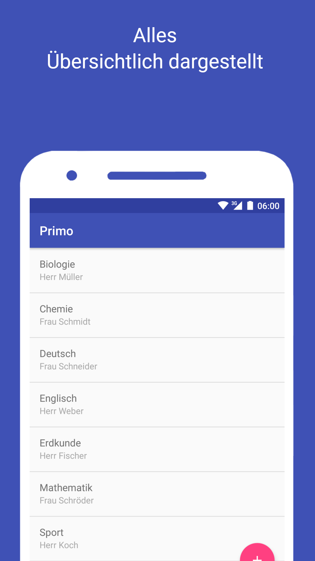 Android application Primo: School &amp; Homework screenshort