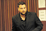 MANY CHARGES:  Christopher Panayiotou,  one of the three people arrested over the murder of his wife Jayde, appeared in court yesterday 
      Photo: Mike Holmes