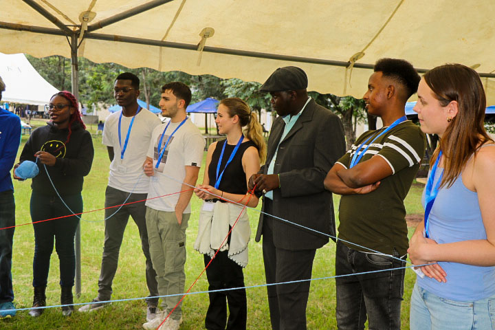 KCA and Nottingham Business School students during a workshop at the University's Thika Road campus in Ruaraka, Nairobi.