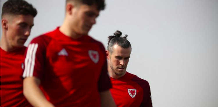 Gareth Bale (right) and his Wales team-mates prepare for Monday's World Cup opener against the United States
