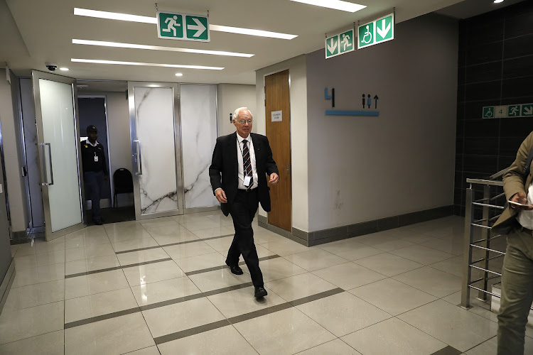 Francis Callard at the commission of inquiry into state capture.
