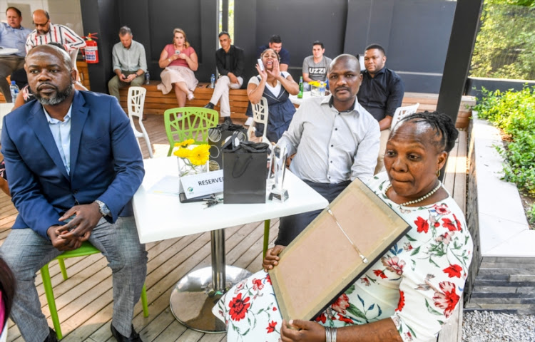 Cricket South Africa staff rewarded for long service in a private office award ceremony presided over by communications manager Koketso Gaofetoge and key note address and award presentation to staff by CEO Thabang Moroe during the CSA long service awards at CSA Head Quarters on September 27, 2018 in Johannesburg, South Africa.