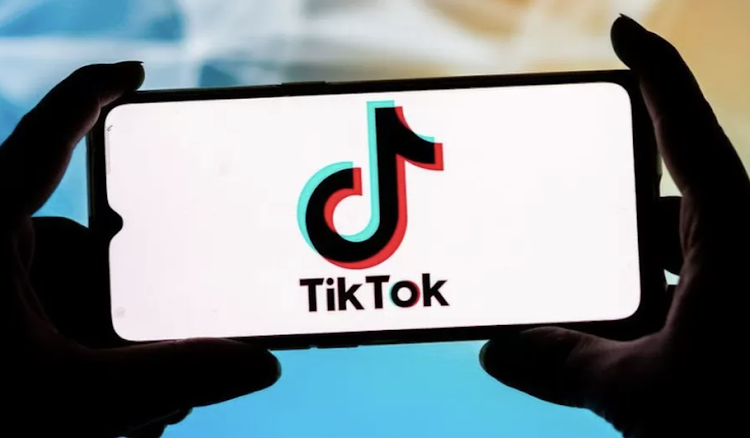 A TikTok user on phone.