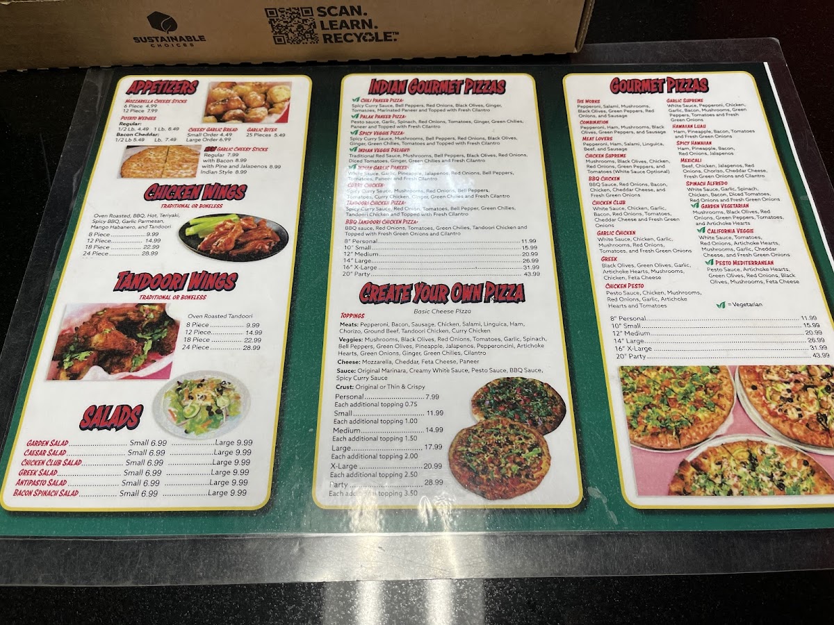 Full Menu