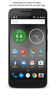UVIMate, UV Index Widget screenshot for Android
