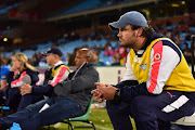 A file photo of Bulls defence coach Pine Pienaar watching on during the Absa Currie Cup match between Vodacom Blue Bulls and ORC Griquas at Loftus Versfeld on August 14, 2015 in Pretoria, South Africa.