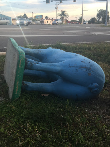 Big Blue Battle Pig of Houma