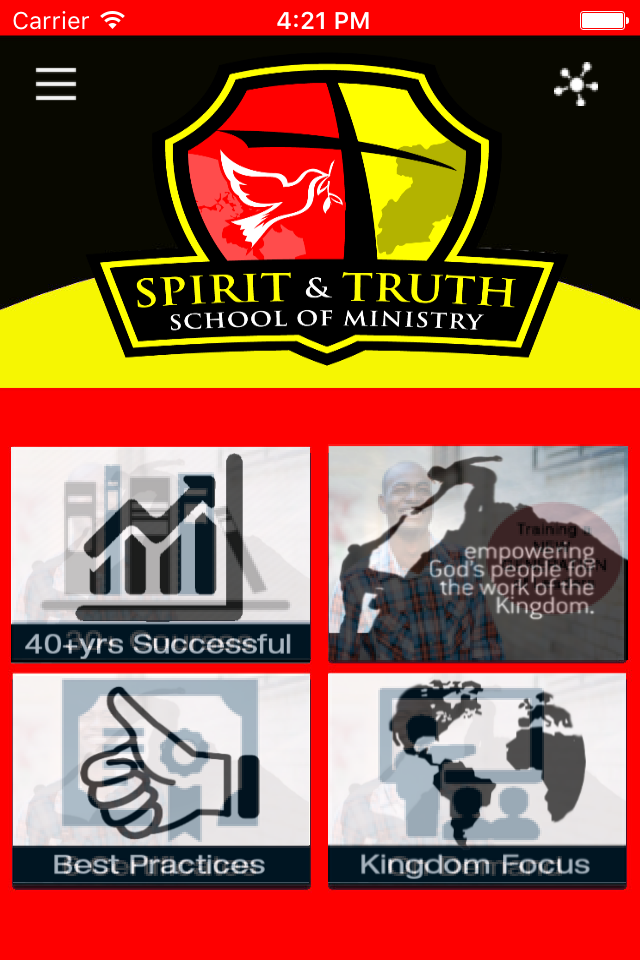 Android application Spirit and Truth screenshort