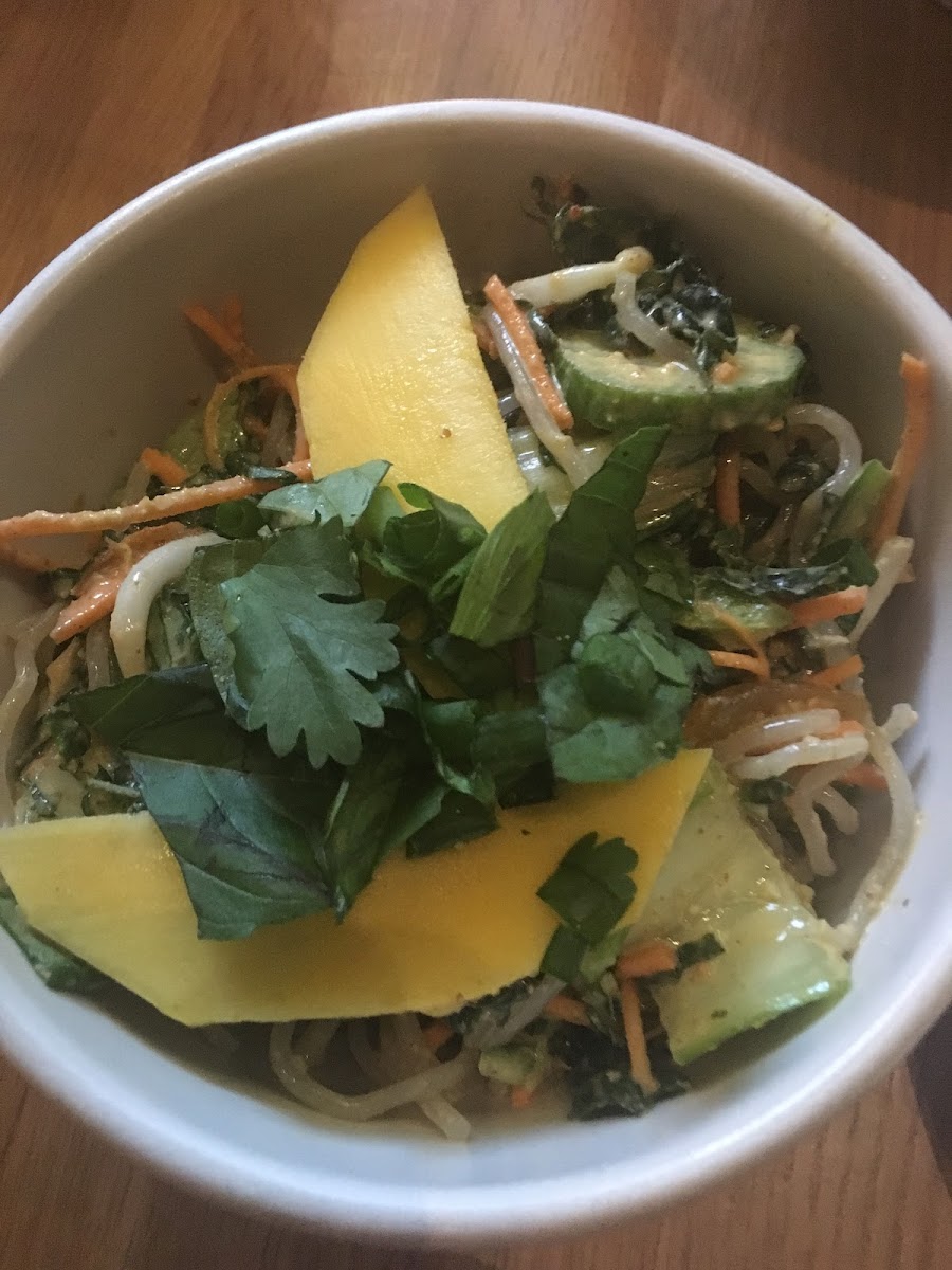 Korean Noodle Salad- gluten free - absolutely amazing! One of the best salads I’ve ever had!