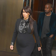 Kim Kardashian and Kanye West. File photo