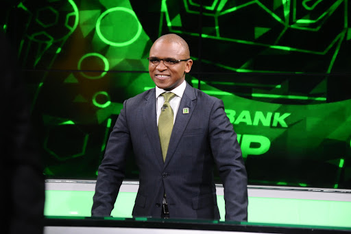 Lux September during the Nedbank Cup Last 16 draw at SuperSport Studios on March 16, 2017 in Johannesburg, South Africa.