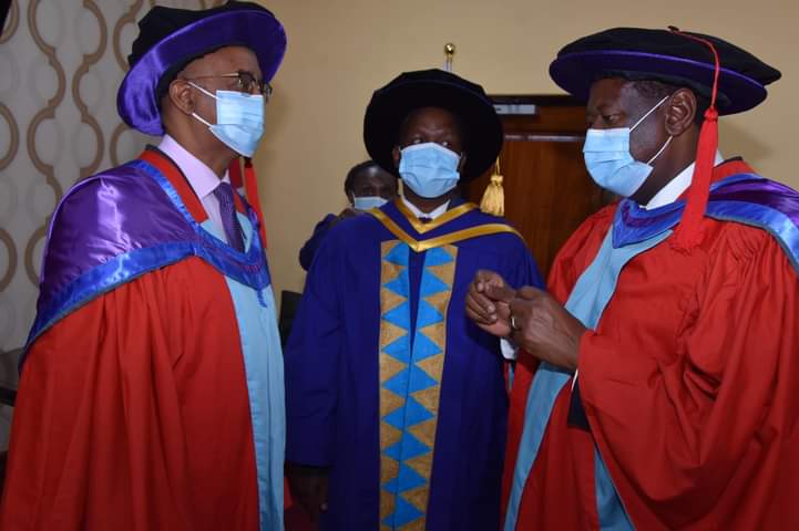 Health CAS Rashid Aman during KMTC's 88th graduation ceremony on Saturday, December 3, 2022.