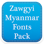 Zawgyi Myanmar Fonts Pack Apk