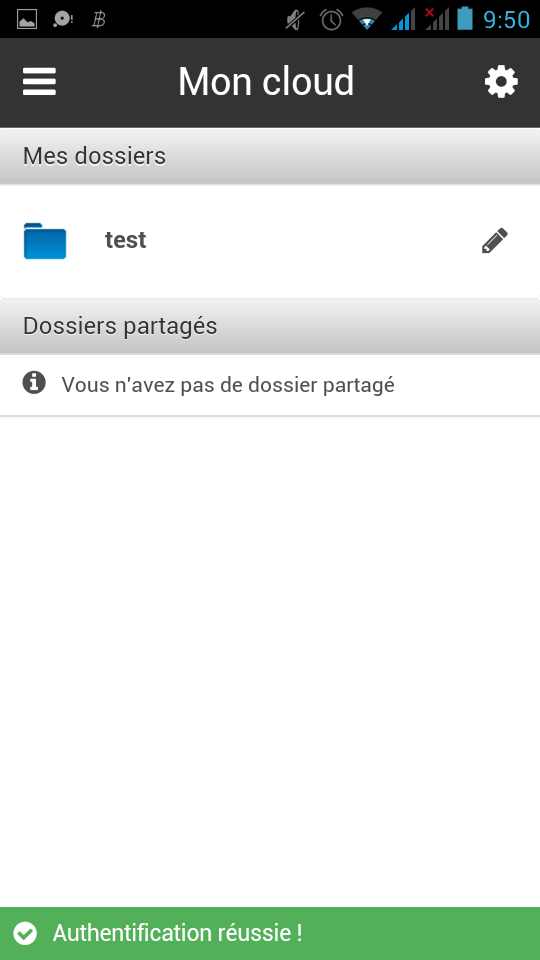 Android application YouSaasDrive screenshort