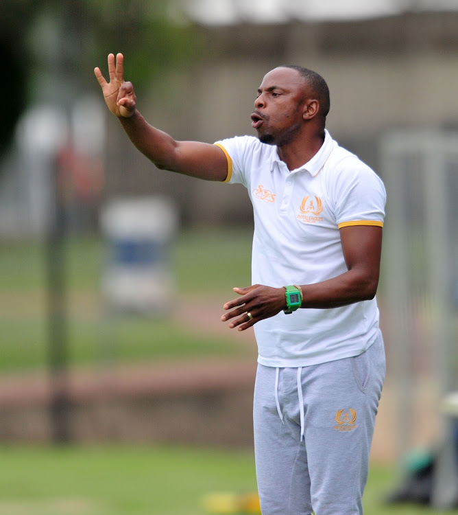 Former Lamontville Golden Arrows midfielder Bheka Phakathi pictured here during his time as assistant coach of National First Division side Royal Eagles. Phakathi died in a car accident on Sunday April 29 2018.