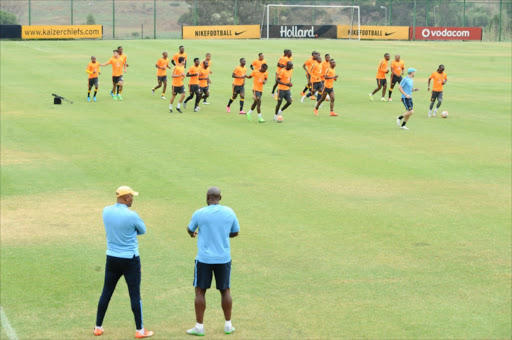 Kaizer Chiefs players at training at Naturena. Picture credits: Gallo Images