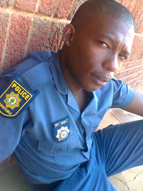 Constable Vuyani March, 27, was killed in a shootout on the Dassieskop farm near Koffiefontein, Free State on Thursday January 10 2019.