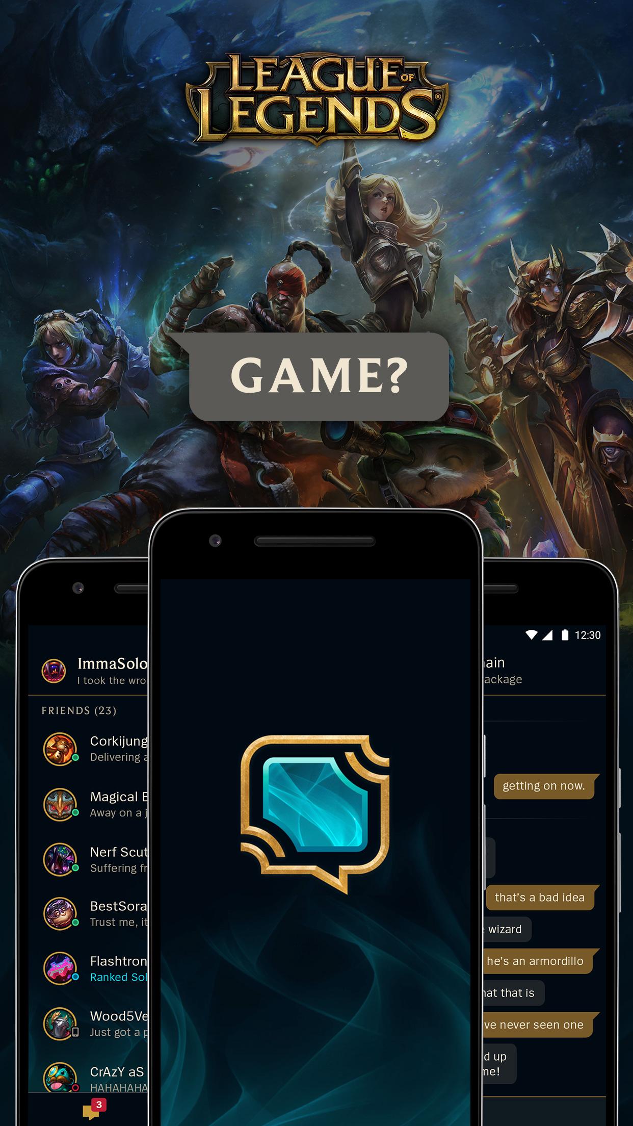 Android application Riot Mobile screenshort