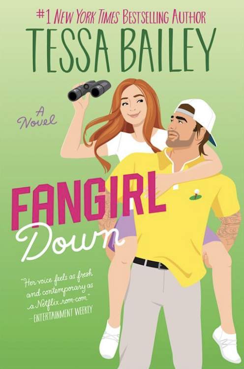 'Fangirl Down' by Tessa Bailey sees a sports hunk's tender side unleashed by his sudden affection for a colleague-cum-assistant.