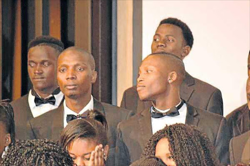 MULTI-TALENTED: Zolani Tete performs in his brother Makazole’s choir