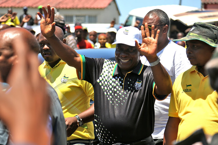 ANC president Cyril Ramaphosa gets a warm welcome in Duncan Village near East London.