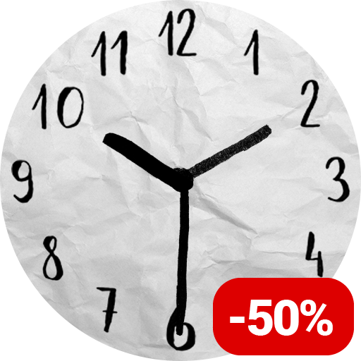 Paper Watch Face