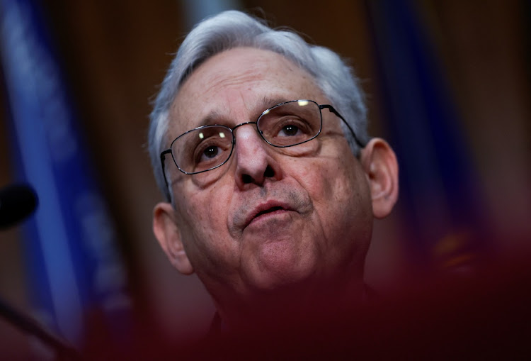 US attorney-general Merrick Garland. Picture: REUTERS/EVERLYN HOCKSTEIN