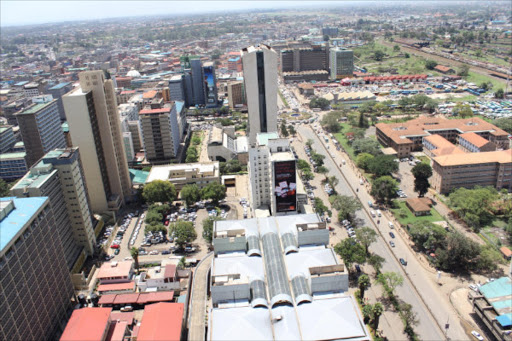 An aerial view of Nairobi/FILE