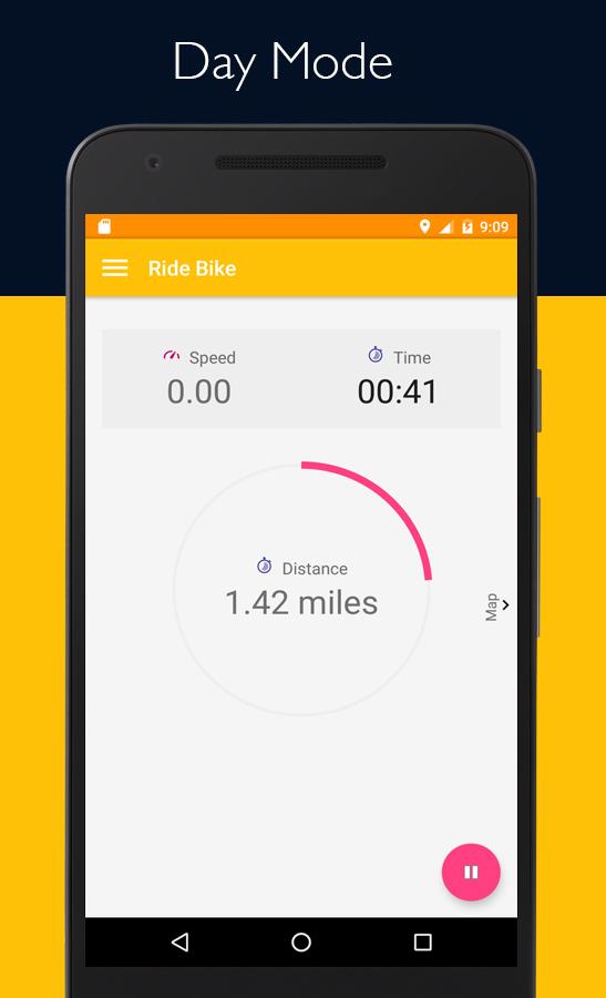 Android application GPS Cycling Ride Bike screenshort